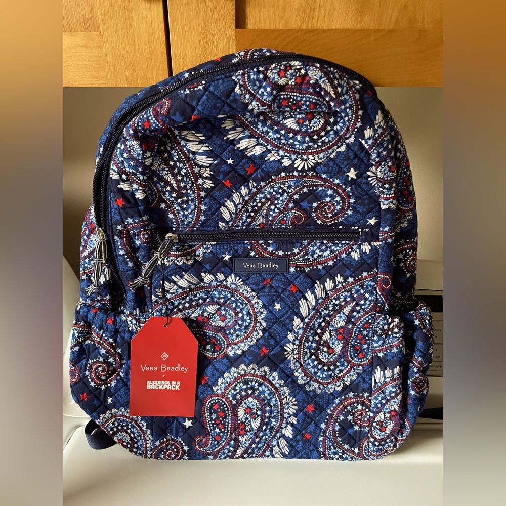 Vera Bradley NWT Paisley Backpack